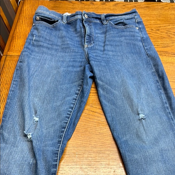 Blue GAP Women's Straight Leg Jeans - Picture 4 of 7